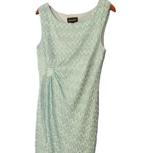 Connected Apparel Sheath Dress Teal Turquoise Womens‎ Size 14